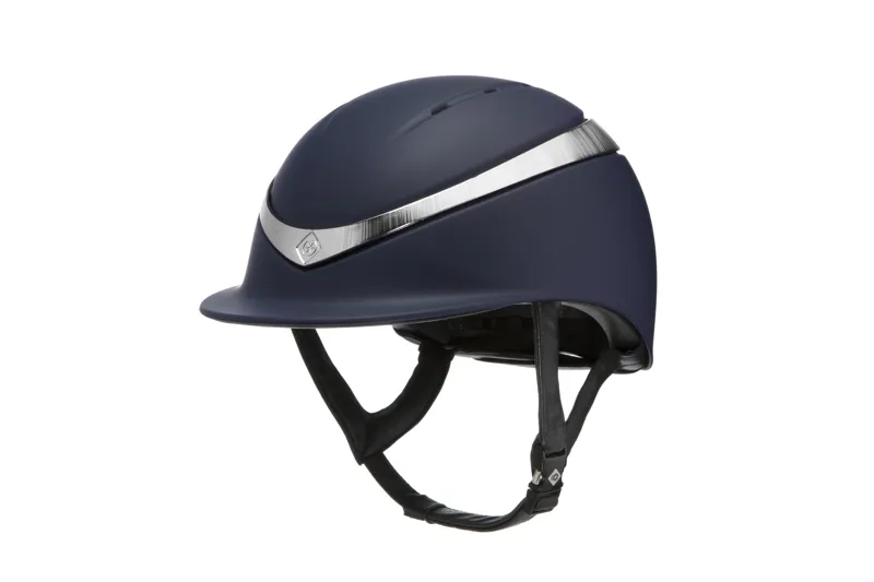 Charles Owen Halo Riding Helmet Midnight Matte/Platinum